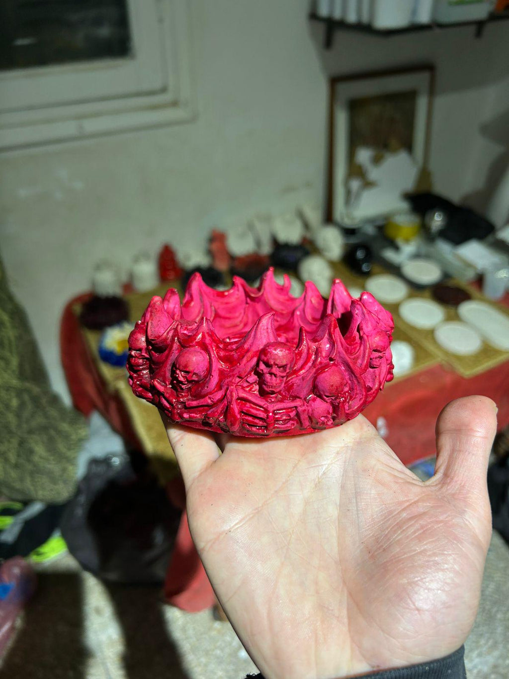 Cendrier Crâne  Édition Artisanale Unique