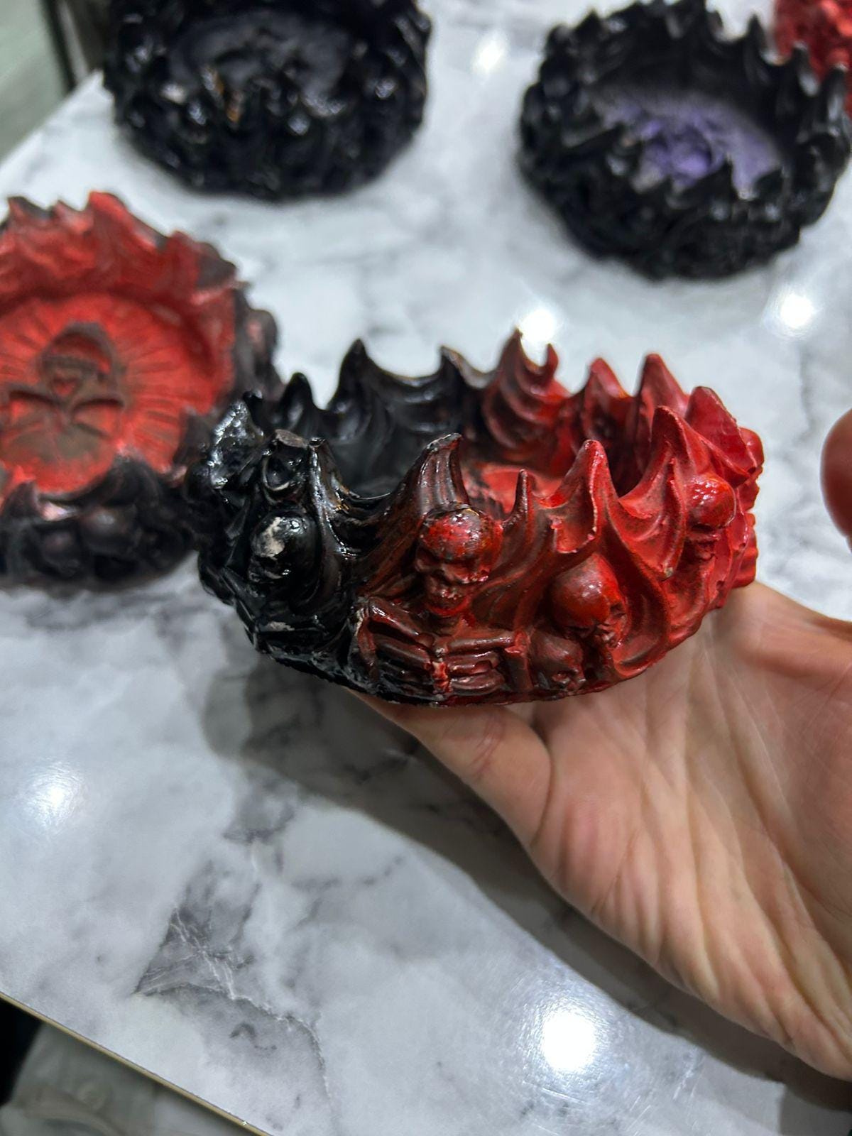 Cendrier Crâne  Édition Artisanale Unique