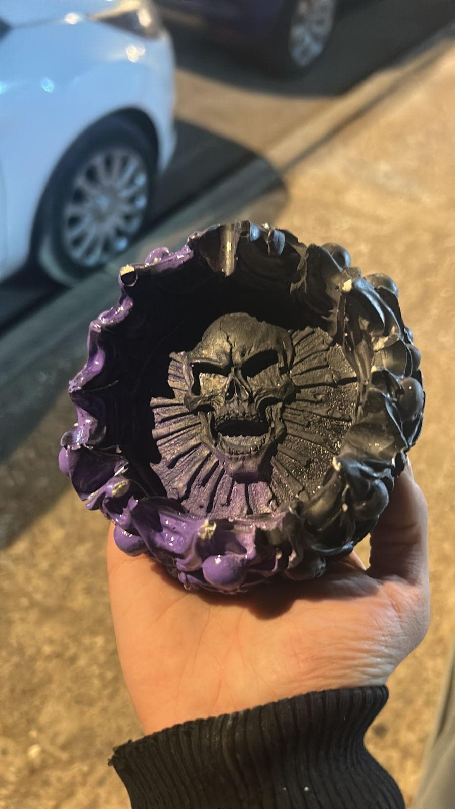 Cendrier Crâne  Édition Artisanale Unique