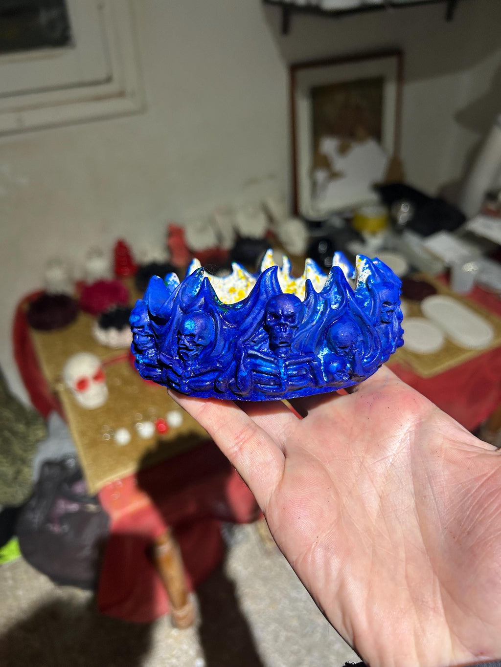 Cendrier Crâne  Édition Artisanale Unique