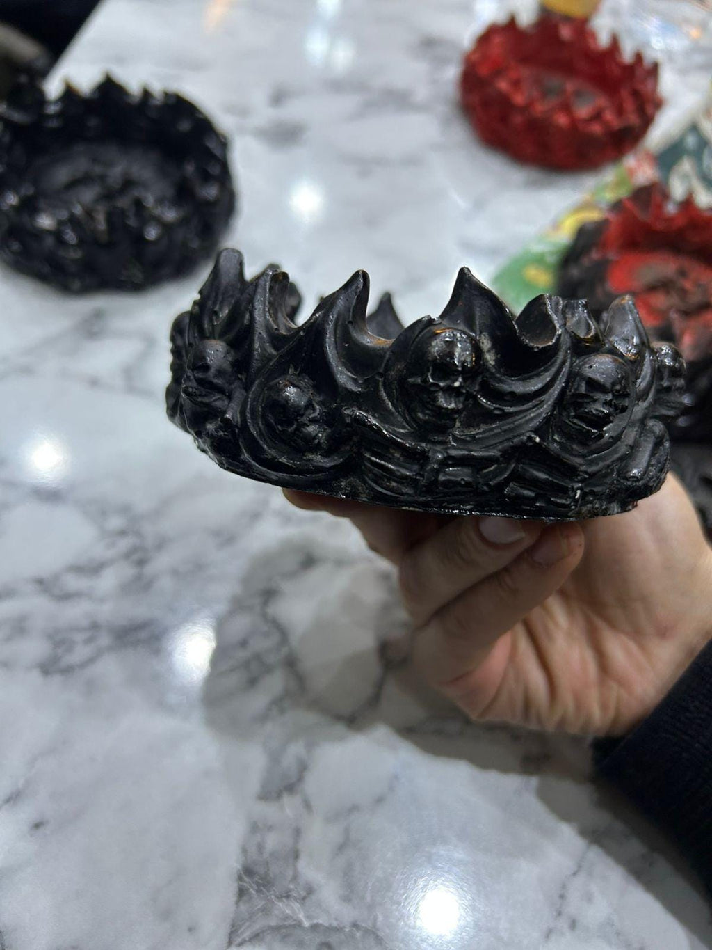 Cendrier Crâne  Édition Artisanale Unique