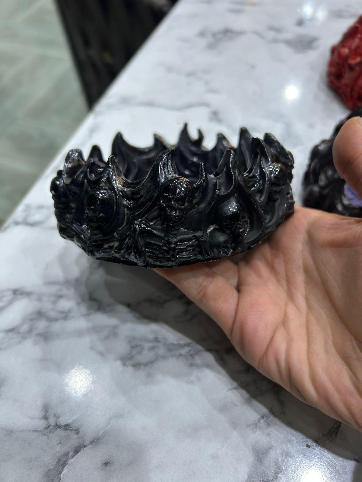 Cendrier Crâne  Édition Artisanale Unique