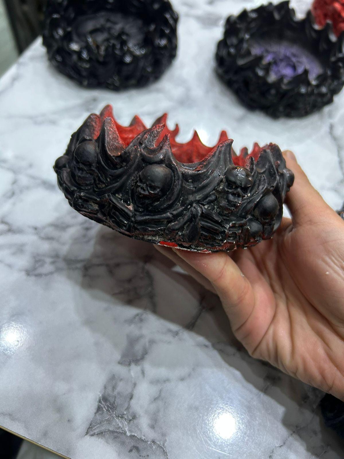 Cendrier Crâne  Édition Artisanale Unique